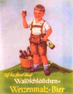Hilarious Vintage German Beer Poster