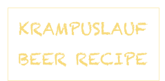 KRAMPUSLAUF
BEER RECIPE