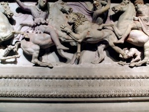 Alexander Sarcophagus, lion hunt